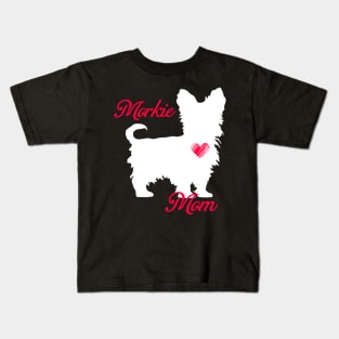 Morkie mom   cute mother's day t shirt for dog lovers Kids T-Shirt